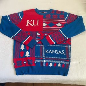 KU Ugly Christmas Sweater - Men’s Lg